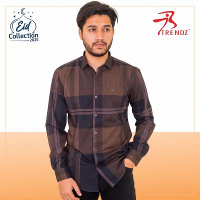 MENS SHIRT L/SLEEVE  TRENDZ MCL 25274