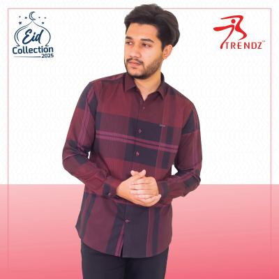 MENS SHIRT L/SLEEVE  TRENDZ MCL 25275